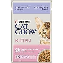 PURINA CAT CHOW Kitten Kuzu Etli Yavru Kediler için Yaş Kedi Maması 85 g Pouch 
